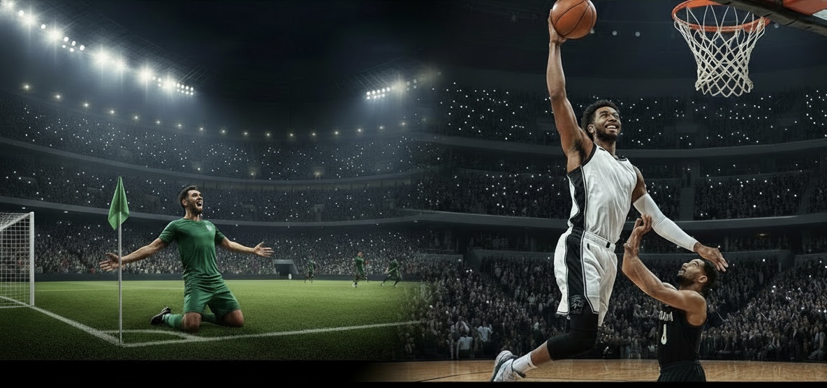 Football & Basketball background